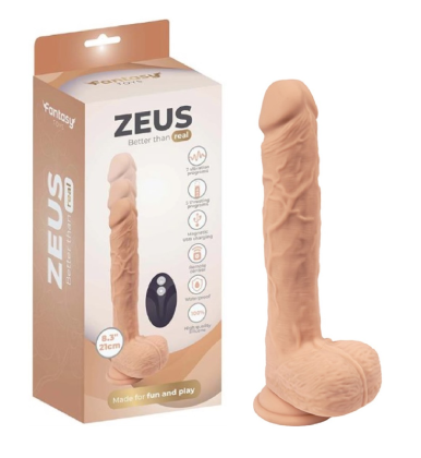 Zeus realistični vibro dildo sa pomeranjem i daljinskim  FT001121-1